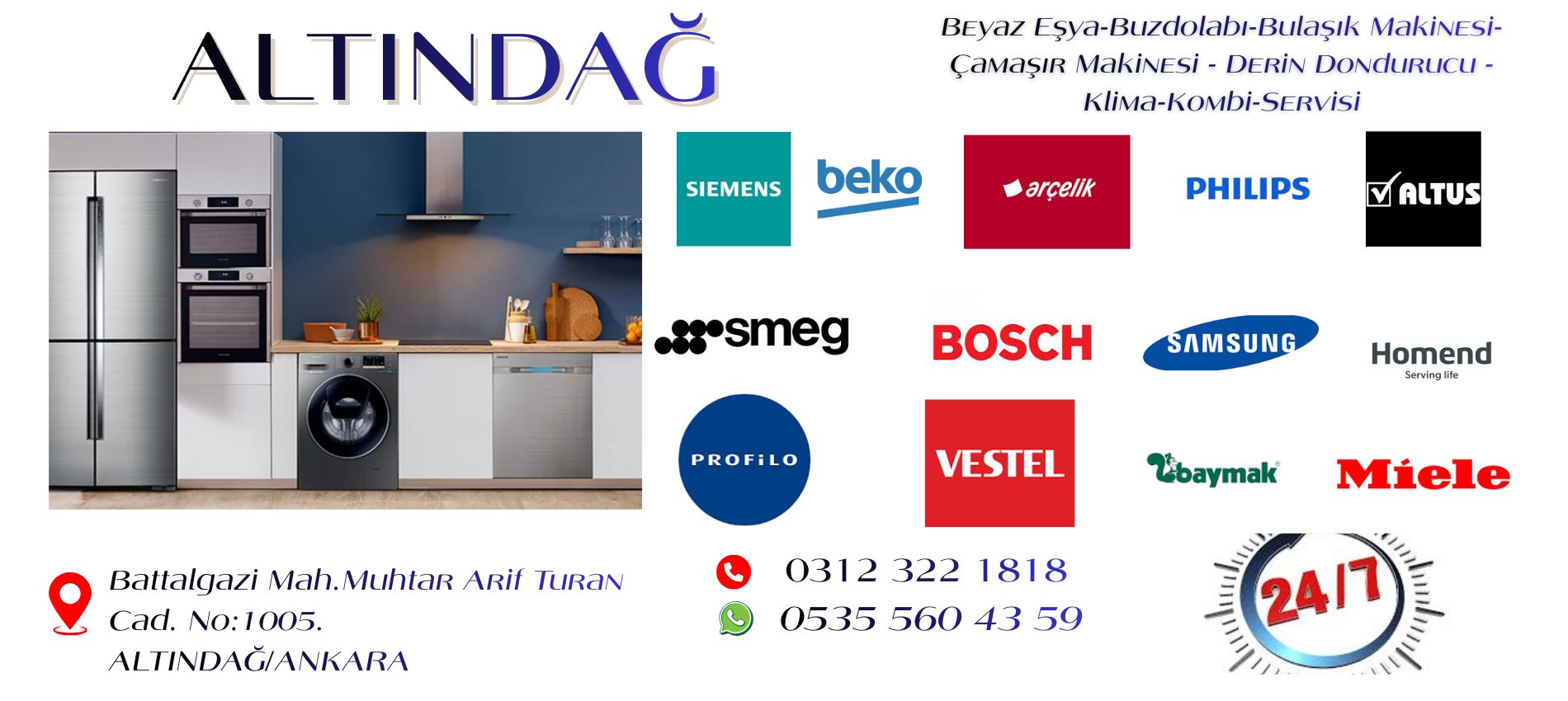 Altındağ Beyaz Eşya